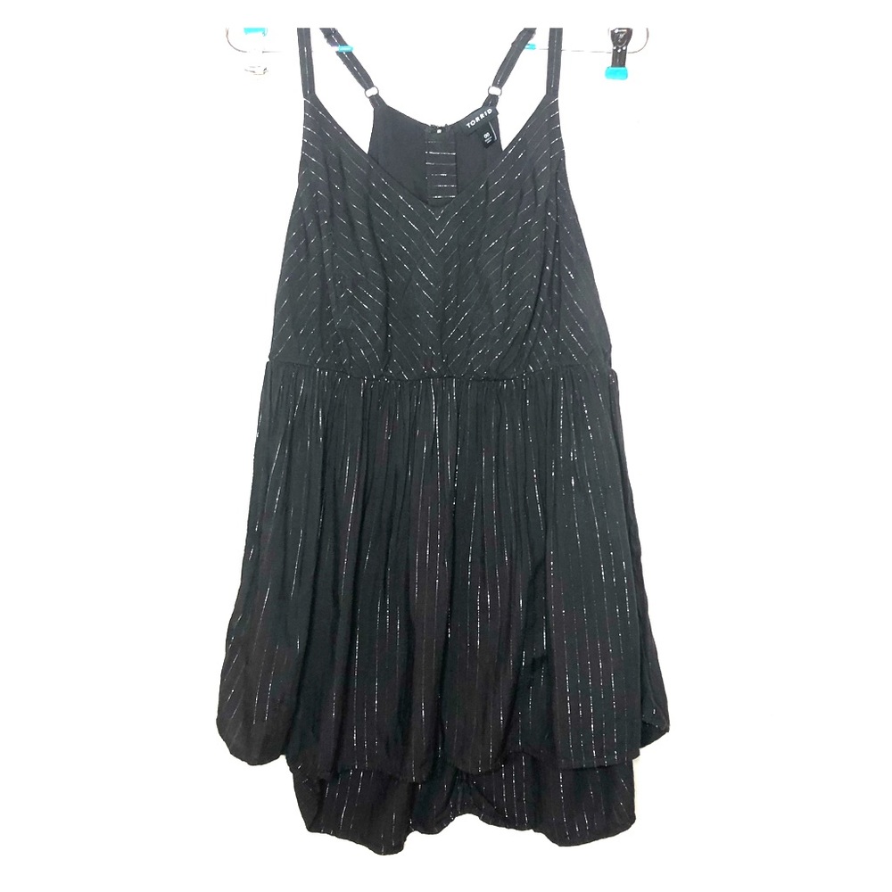 Torrid spaghetti strap pinstripe tank top size 00